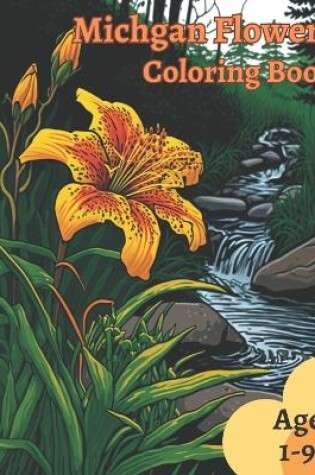 Cover of Michigan Flowers Coloring Book