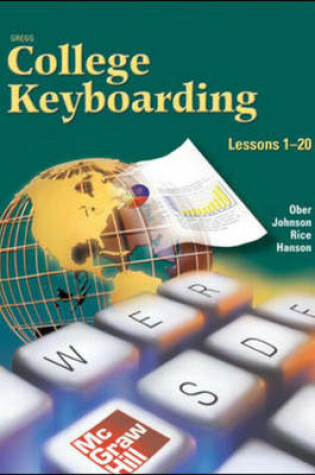 Cover of Gregg College Keyboarding and Document Processing (GDP), Lessons 1-20, Home Version