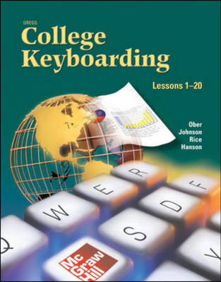 Book cover for Gregg College Keyboarding and Document Processing (GDP), Lessons 1-20, Home Version