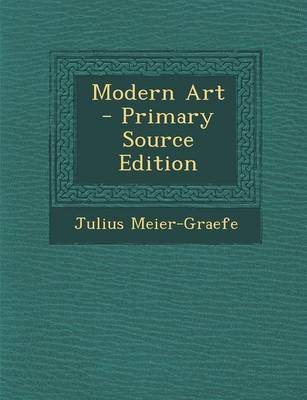 Book cover for Modern Art - Primary Source Edition