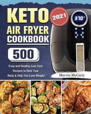 Cover of Keto Air Fryer Cookbook 2021