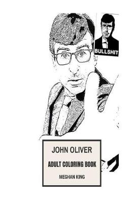 Cover of John Oliver Adult Coloring Book