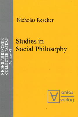 Book cover for Studies in Social Philosophy