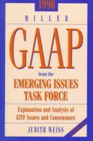 Cover of Gaap from Emerging Issues Task Force 98