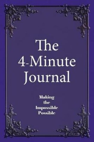 Cover of The 4-Minute Journal - Dated Purple