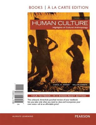 Book cover for Human Culture, Books a la Carte Edition Plus New Mylab Anthropology for Cultural Anthropology -- Access Card Package