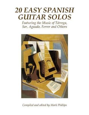 Book cover for 20 Easy Spanish Guitar Solos