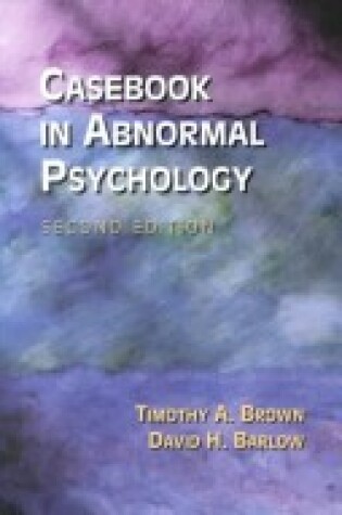 Cover of Casebook in Abnormal Psychology