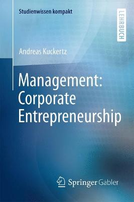 Book cover for Management: Corporate Entrepreneurship