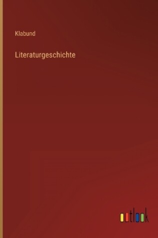 Cover of Literaturgeschichte