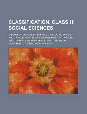 Book cover for Classification. Class H; Social Sciences