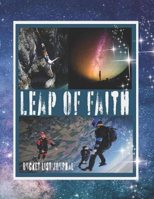 Book cover for Leap of Faith Bucket List Journal