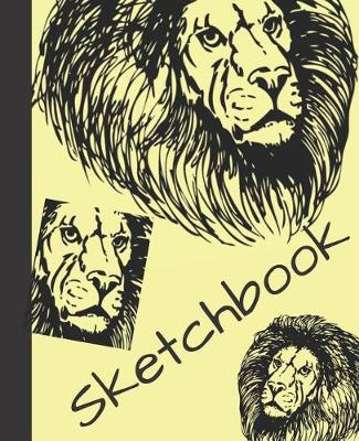 Book cover for Black Lions Blank Sketchbook for Sketching Drawing or Doodling