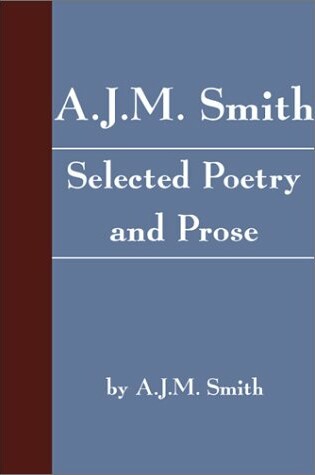 Cover of A.J.M. Smith