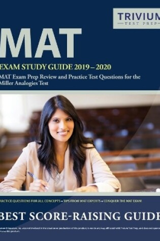 Cover of MAT Exam Study Guide 2019-2020