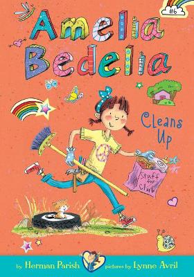Book cover for Amelia Bedelia Cleans Up: #6
