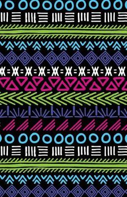 Cover of Journal Notebook Tribal Art Pattern Black