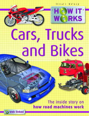 Book cover for How it Works Cars, Trucks and Bikes