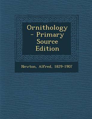 Book cover for Ornithology - Primary Source Edition