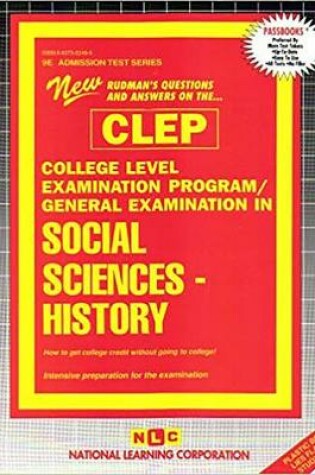 Cover of Social Sciences And History