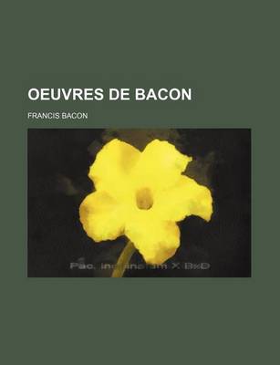 Book cover for Oeuvres de Bacon