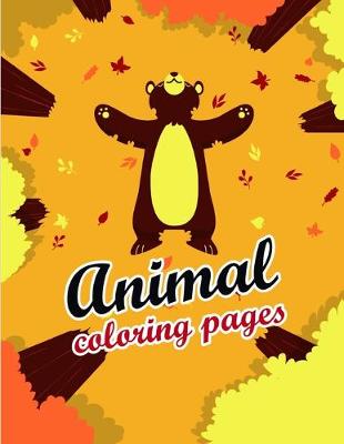 Book cover for Animals Coloring Pages