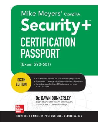 Book cover for Mike Meyers' CompTIA Security+ Certification Passport, Sixth Edition (Exam SY0-601)