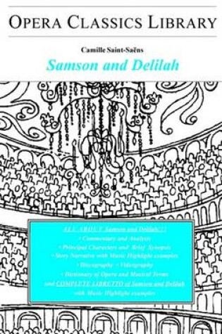 Cover of Camille Saint-Saens's Samson and Delilah (Samson ET Dalila)