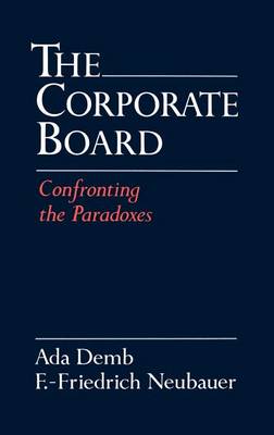 Book cover for The Corporate Board