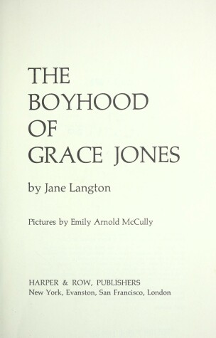 Book cover for The Boyhood of Grace Jones