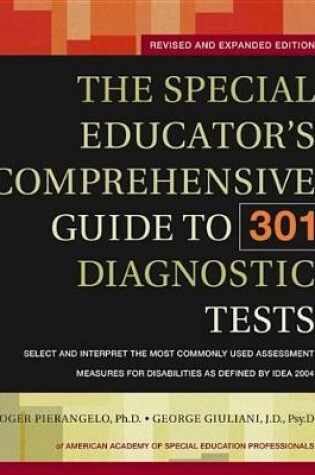 Cover of The Special Educator's Comprehensive Guide to 301 Diagnostic Tests