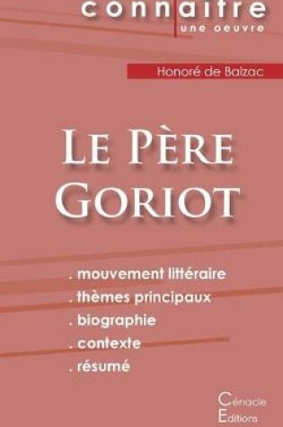 Cover of Fiche de lecture Le Pere Goriot de Balzac (Analyse litteraire de reference et resume complet)