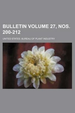 Cover of Bulletin Volume 27, Nos. 200-212