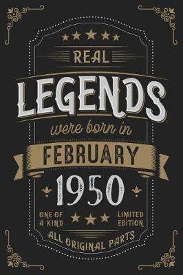 Book cover for Real Legendes were born in February 1950