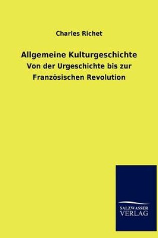 Cover of Allgemeine Kulturgeschichte