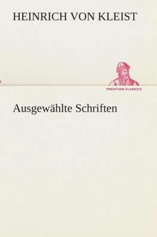 Cover of Ausgewählte Schriften
