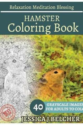 Cover of HAMSTER Coloring book for Adults Relaxation Meditation Blessing