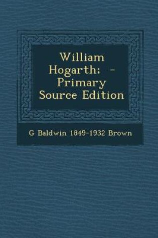 Cover of William Hogarth;