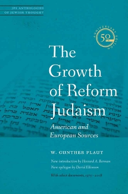 Book cover for The Growth of Reform Judaism