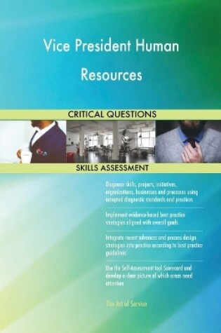 Cover of Vice President Human Resources Critical Questions Skills Assessment