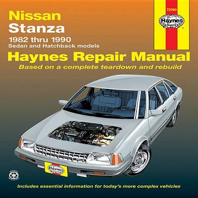 Book cover for Nissan/Datsun Stanza 1982-90 Sedan and Hatchback Automotive Repair Manual