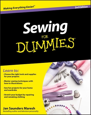 Book cover for Sewing For Dummies