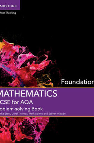 Cover of GCSE Mathematics for AQA Foundation Problem-solving Book