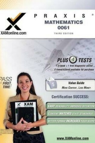 Cover of Praxis II Mathematics 0061 Teacher Certification Test Prep Study Guide