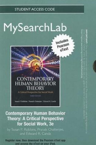 Cover of MySearchLab with Pearson eText -- Standalone Access Card -- for Contemporary Human Behavior Theory