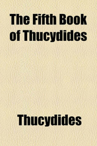 Cover of The Fifth Book of Thucydides