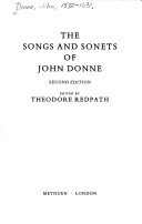 Cover of Songs and Sonnets