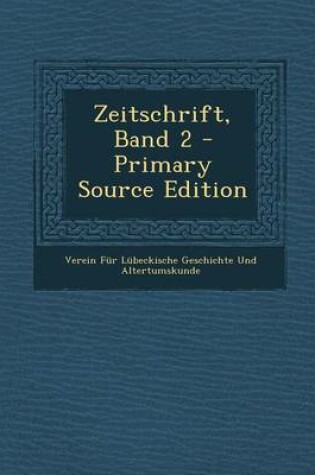 Cover of Zeitschrift, Band 2