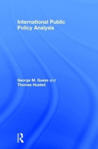 Cover of International Public Policy Analysis