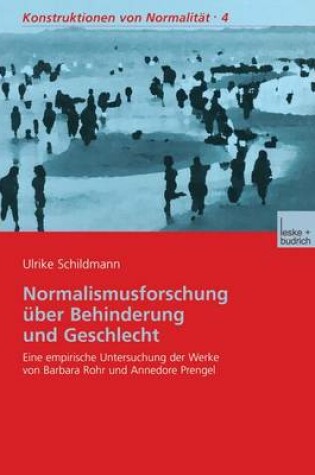 Cover of Normalismusforschung über Behinderung und Geschlecht